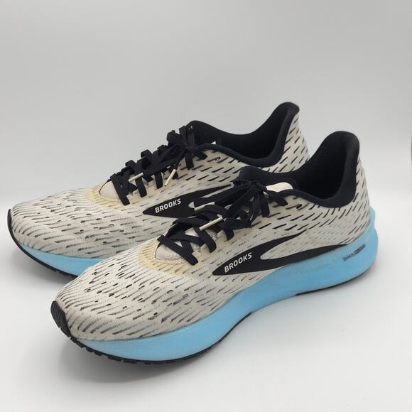 Brooks Hyperion Tempo 1103391D125 Men\'s Biege Blue  Running  Sneakers Size 12